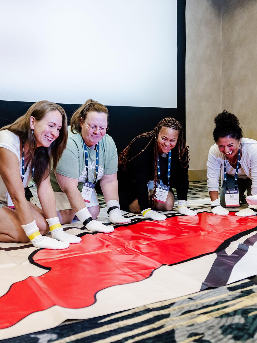 BDC 2025 - A group of people smiling during the VWD session