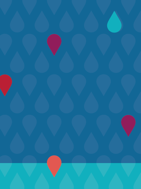 NBDF graphic with 8 blood drops