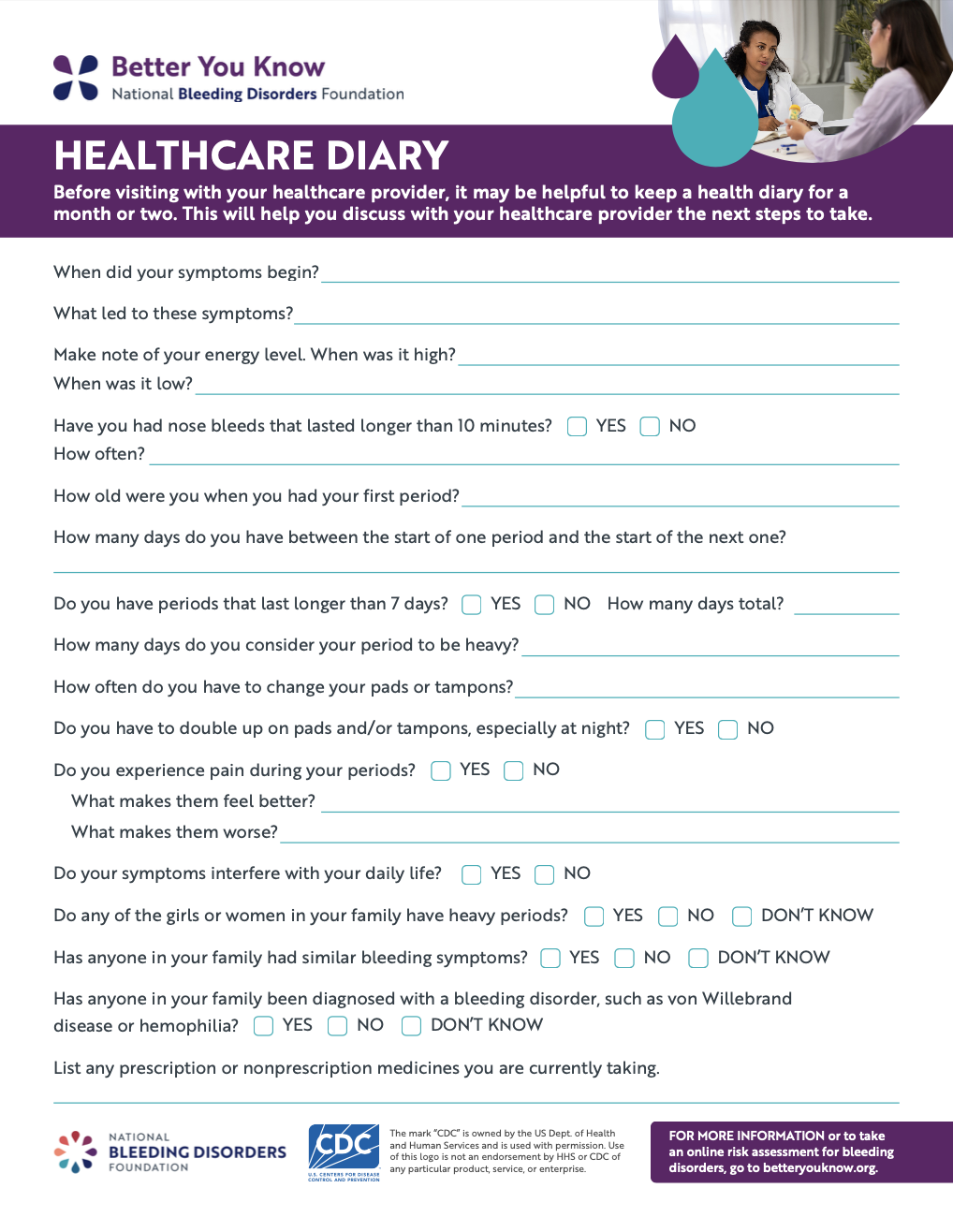 Better You Know: Healthcare Diary