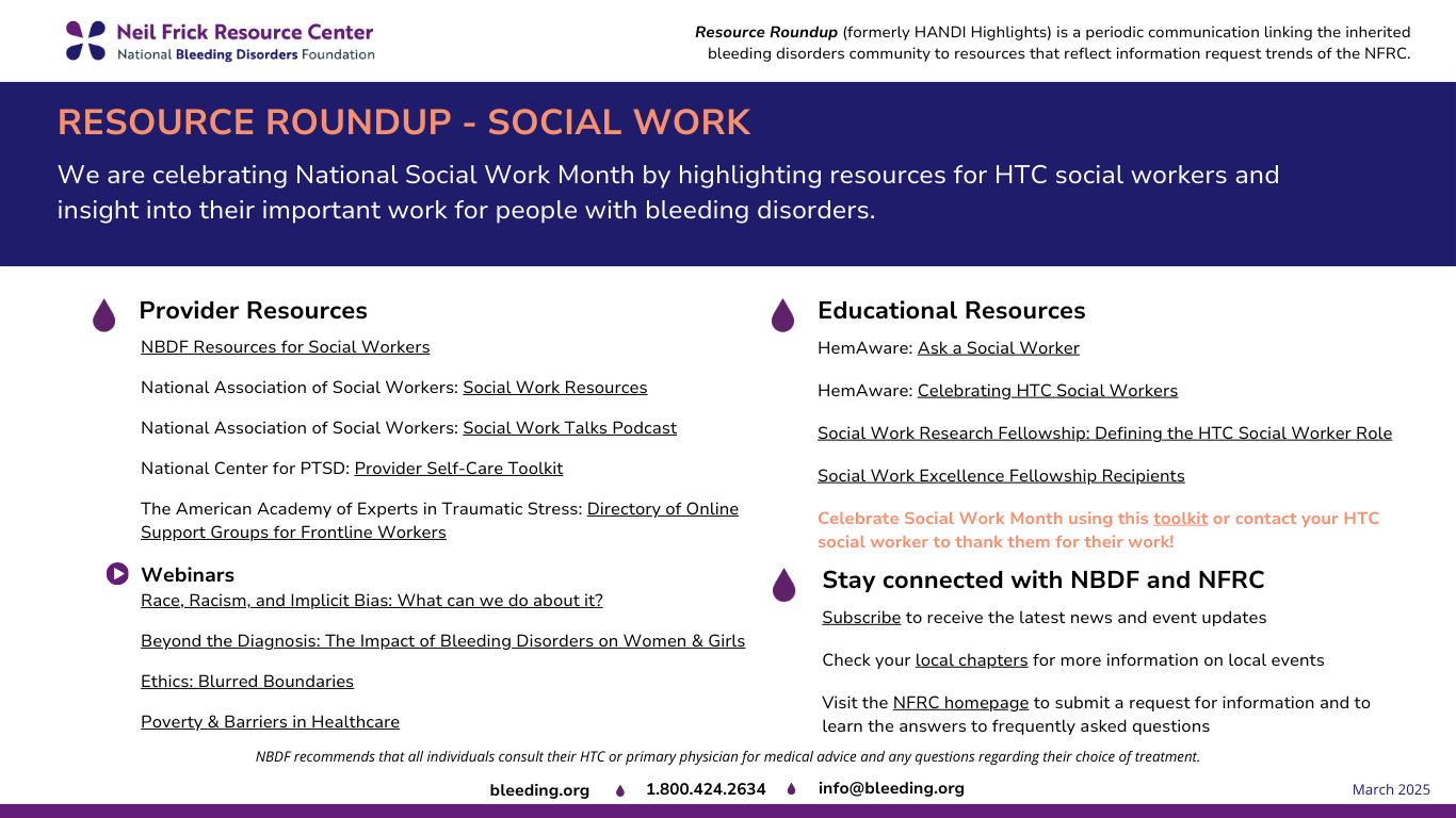 Resource Roundup - Social Workers