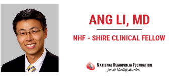 NHF Announces New NHF-Shire Clinical Fellowship Award Recipient