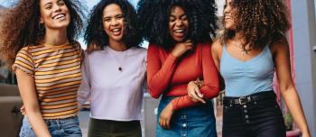 Women laughing and diversity