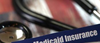 A stethoscope and image that says medicaid insurance