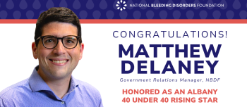 A photo of Matthew Delaney, Government Relations Manager at NBDF