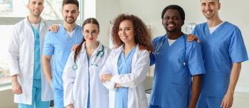 Diverse medical professionals