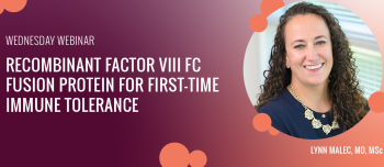 Recombinant Factor VIII FC Fusion Protein for First-time Immune Tolerance