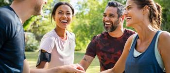 Exercising, Group Of People, Healthy Lifestyle, Sport, Friendship