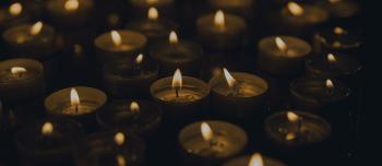 A candlelight vigil