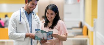 Woman with Healthcare Provider