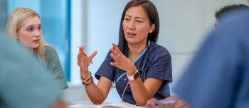 A group of diverse healthcare providers