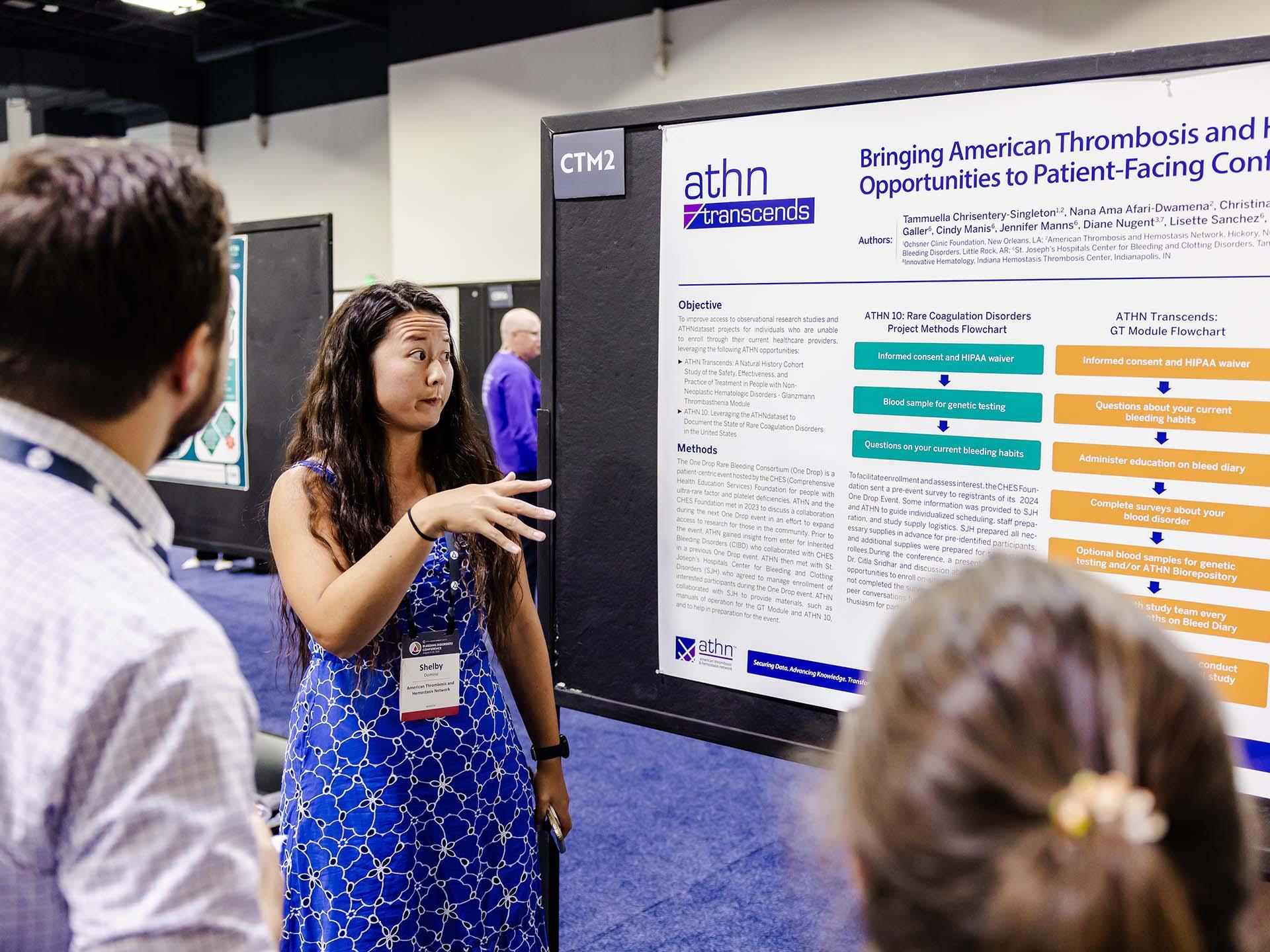 BDC 2025 - A woman explaining a Poster Abstract