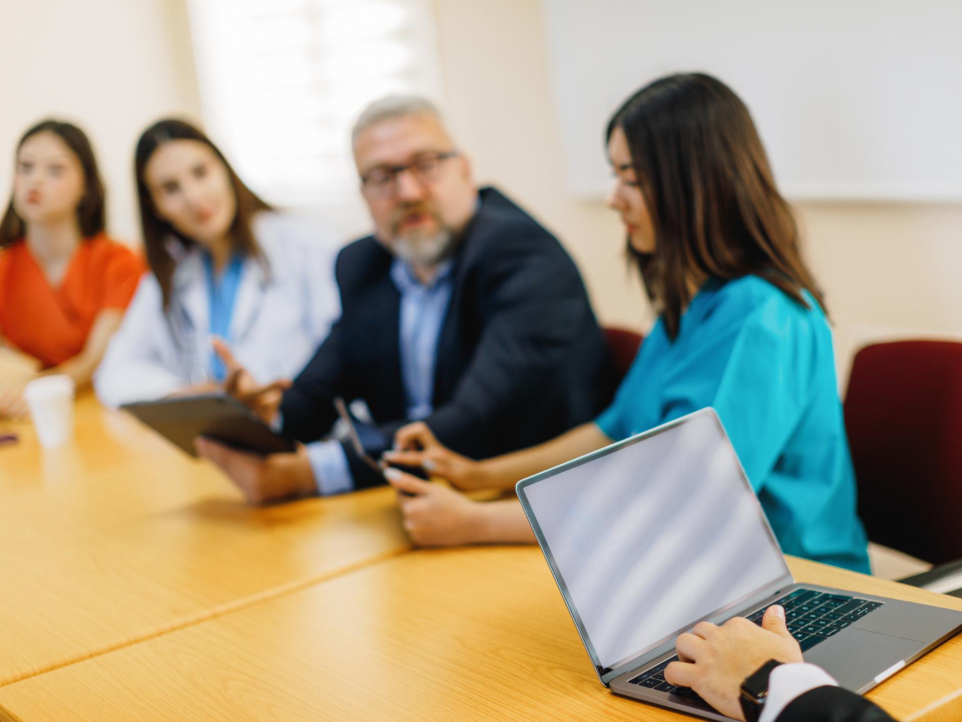 People Collaborating at a table