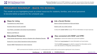 Resource Roundup - Back-to-School