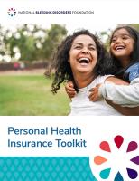 A woman and her daughter smiling together with the title "Personal Health Insurance Toolkit"